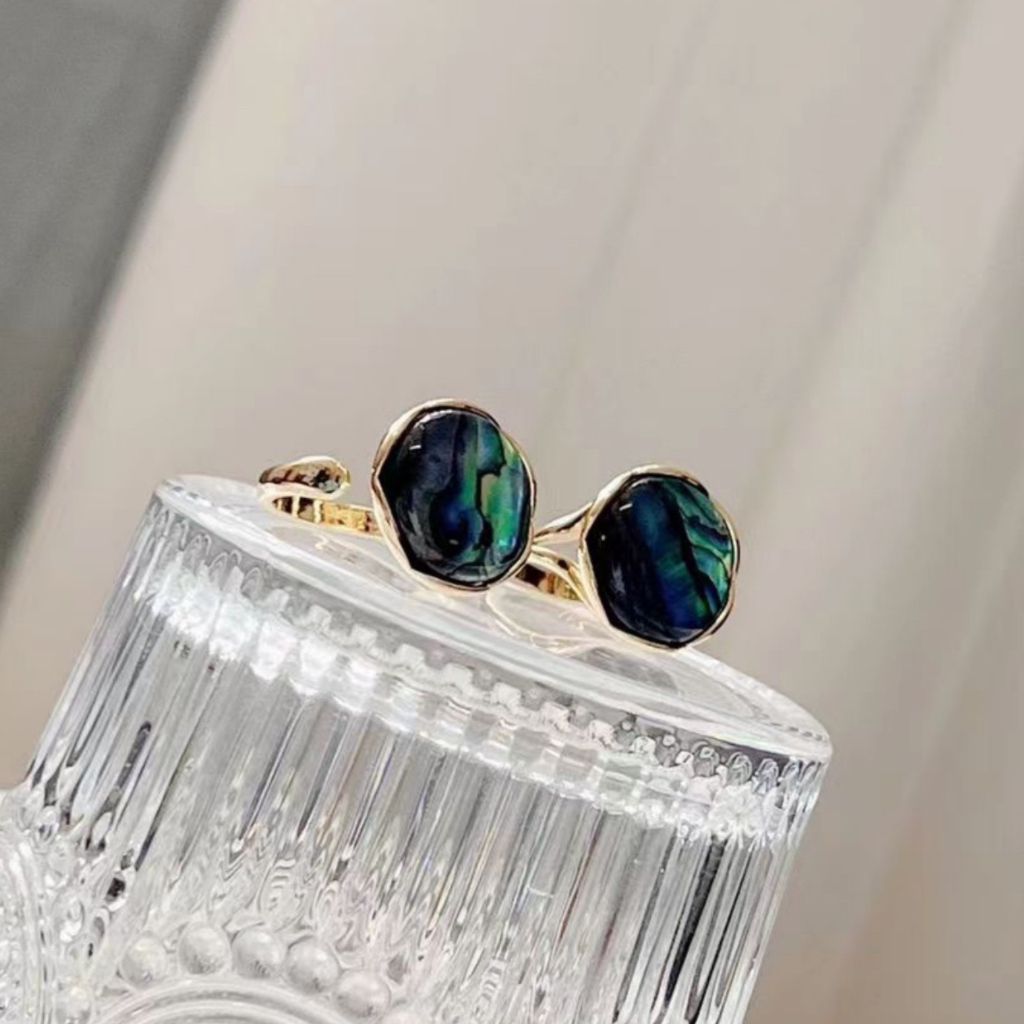 Round Natural Stone Ring