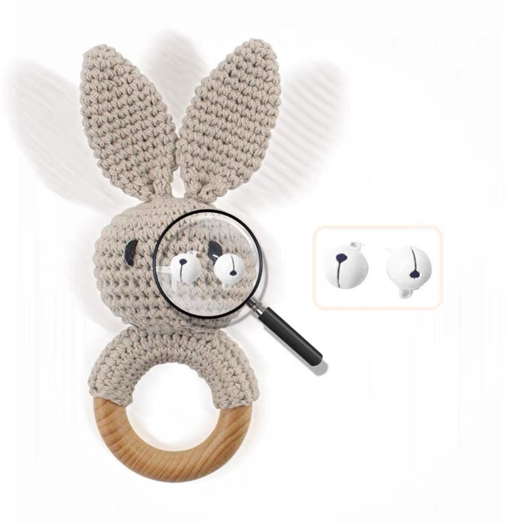 Crochet Baby Bunny Rattle
