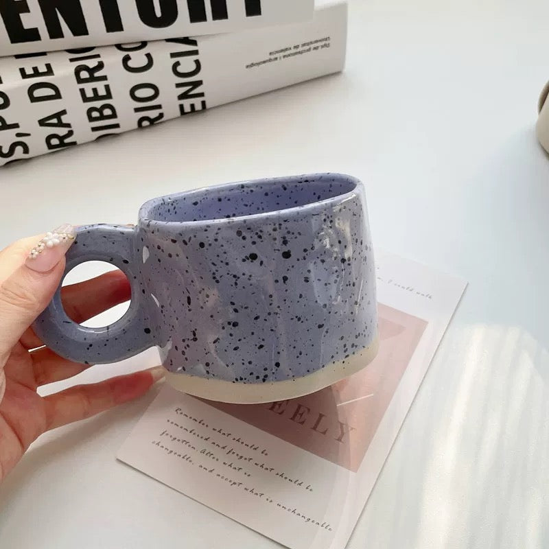 Modern Speckled Ceramic Coffee Mug