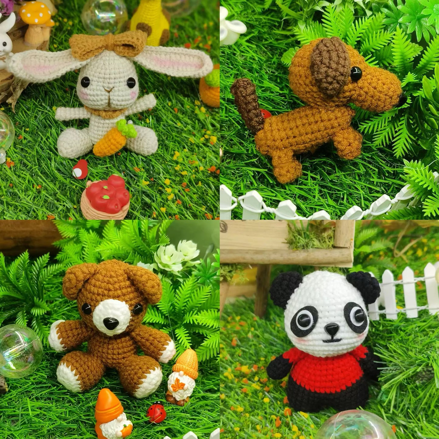 Handmade Crochet Plush Toy Animals