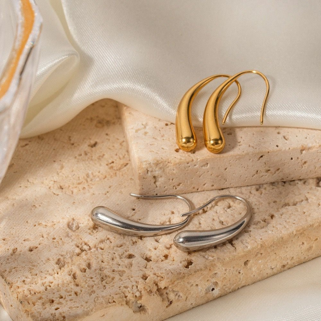 Long Raindrop Earrings