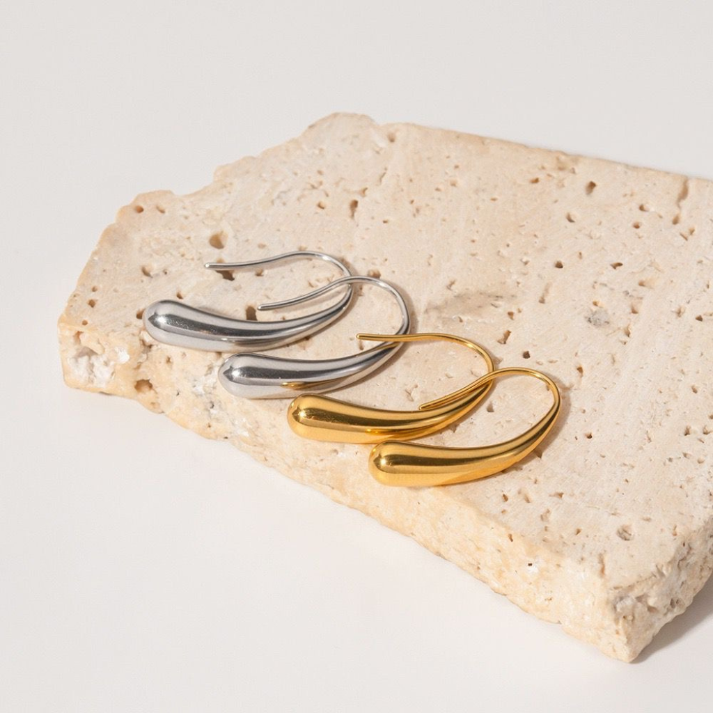Long Raindrop Earrings