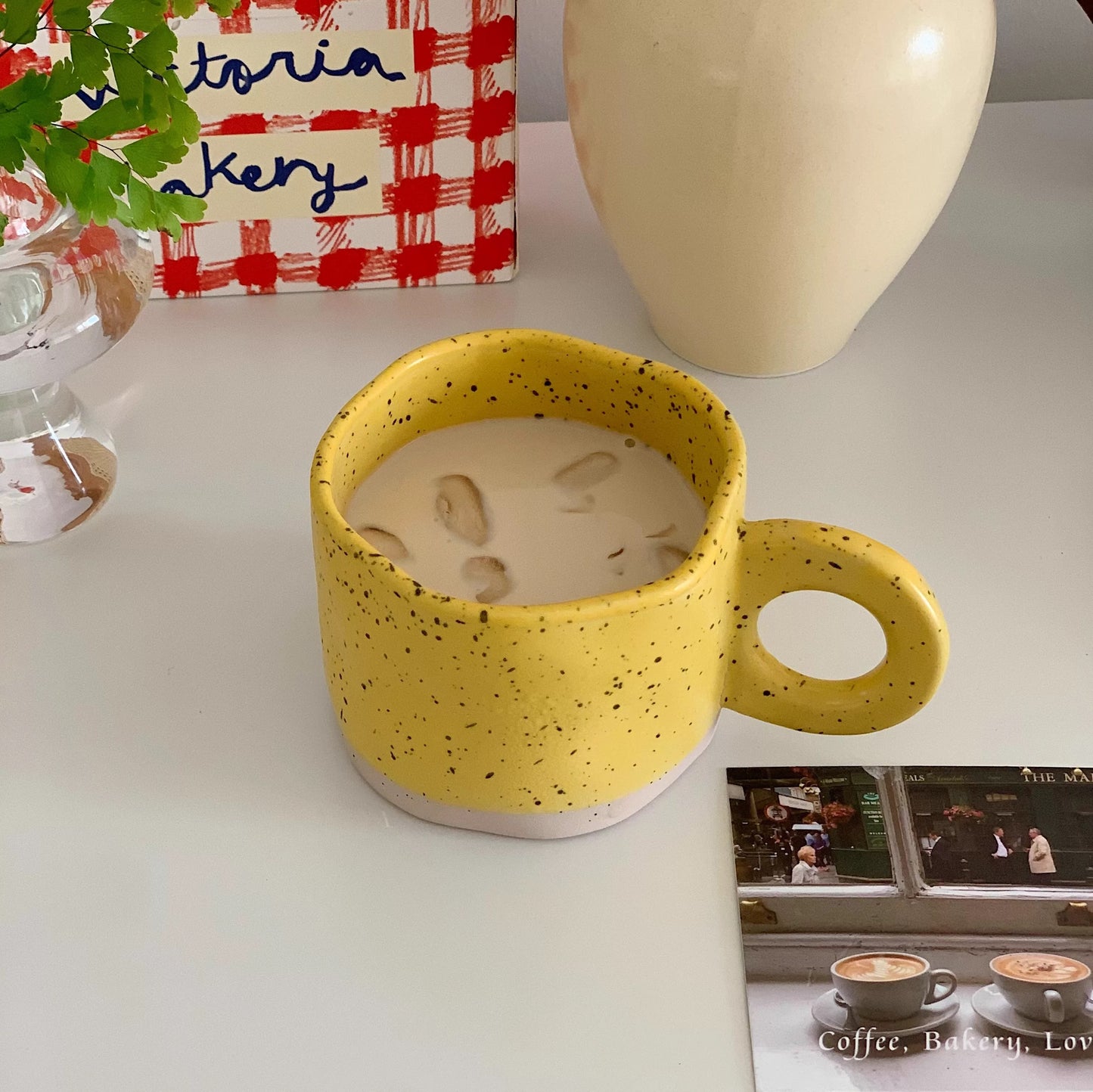 Modern Speckled Ceramic Coffee Mug