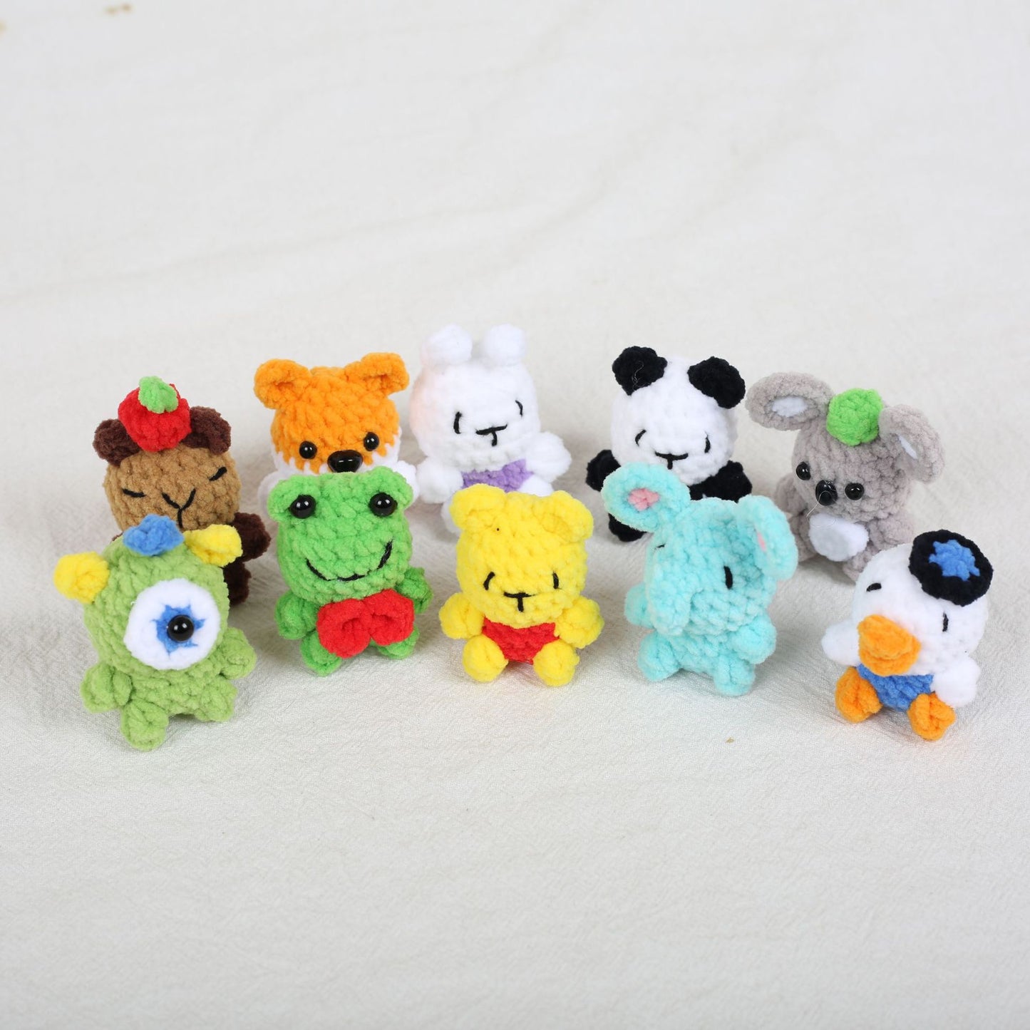 Cute Handmade Animal Crochet Keychain