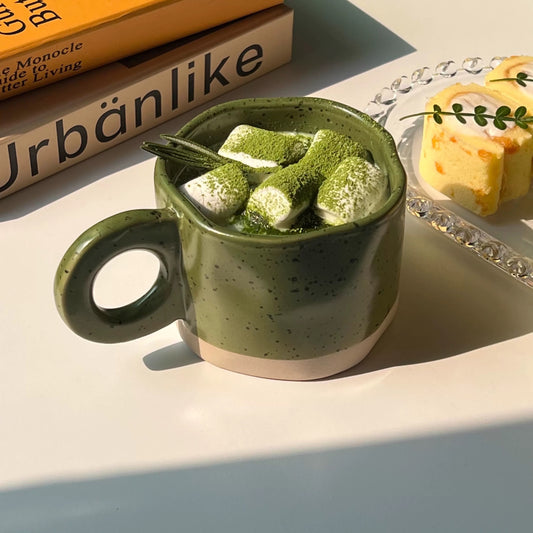 Modern Speckled Ceramic Coffee Mug