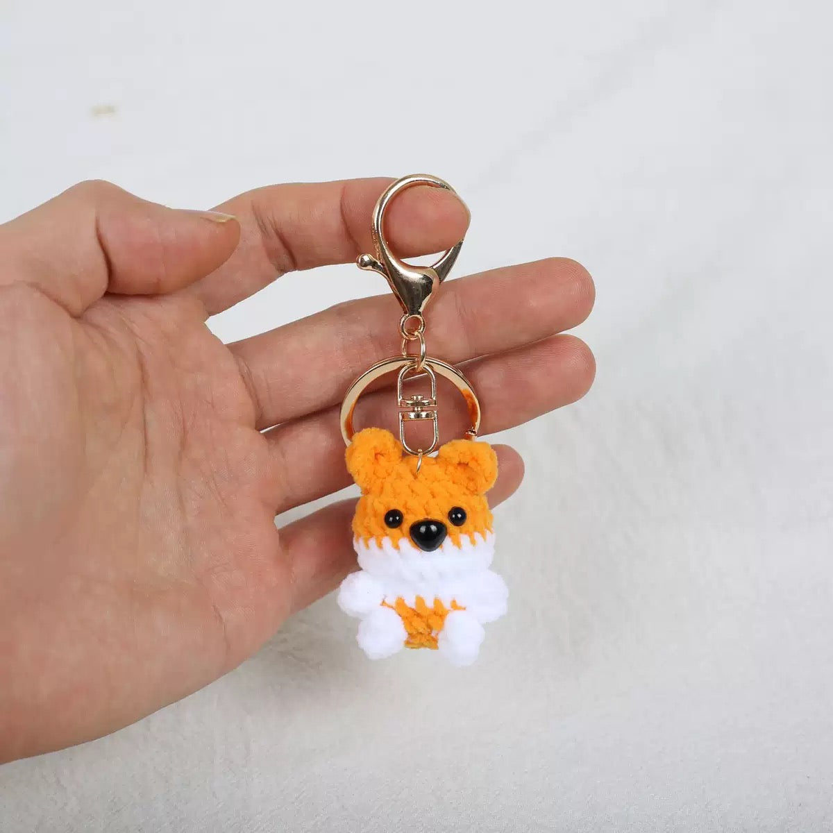 Cute Handmade Animal Crochet Keychain