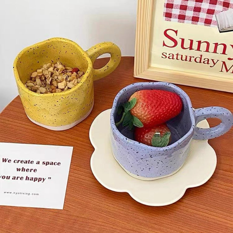 Modern Speckled Ceramic Coffee Mug