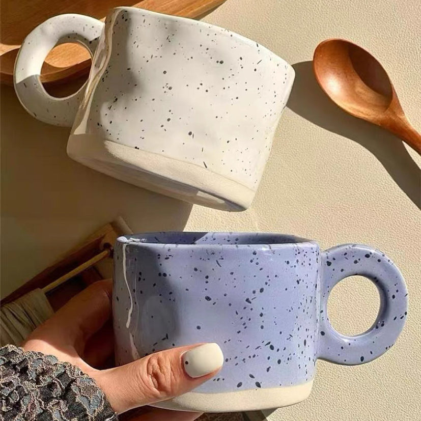 Modern Speckled Ceramic Coffee Mug