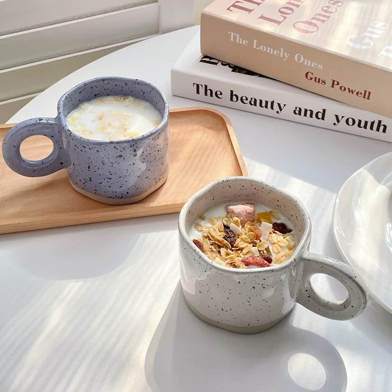 Modern Speckled Ceramic Coffee Mug