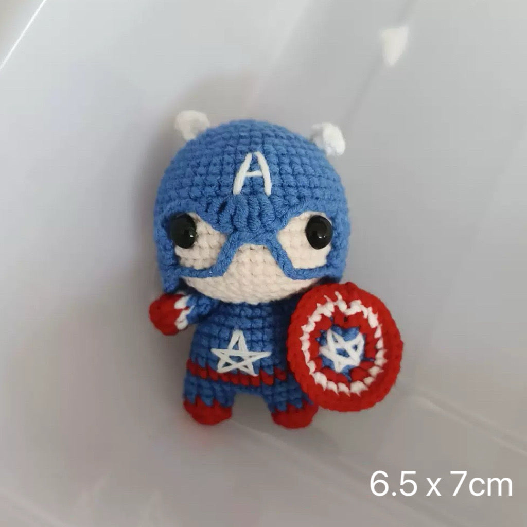 Handmade Crochet Plush Toy Cartoon Characters