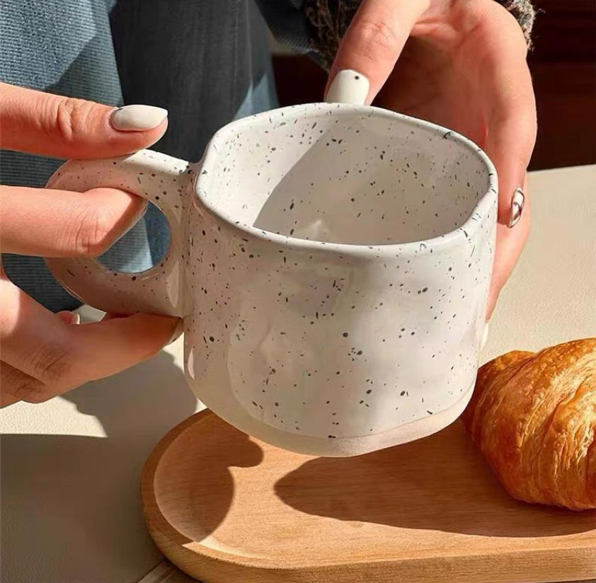 Modern Speckled Ceramic Coffee Mug