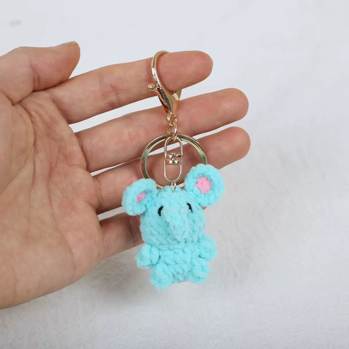 Cute Handmade Animal Crochet Keychain