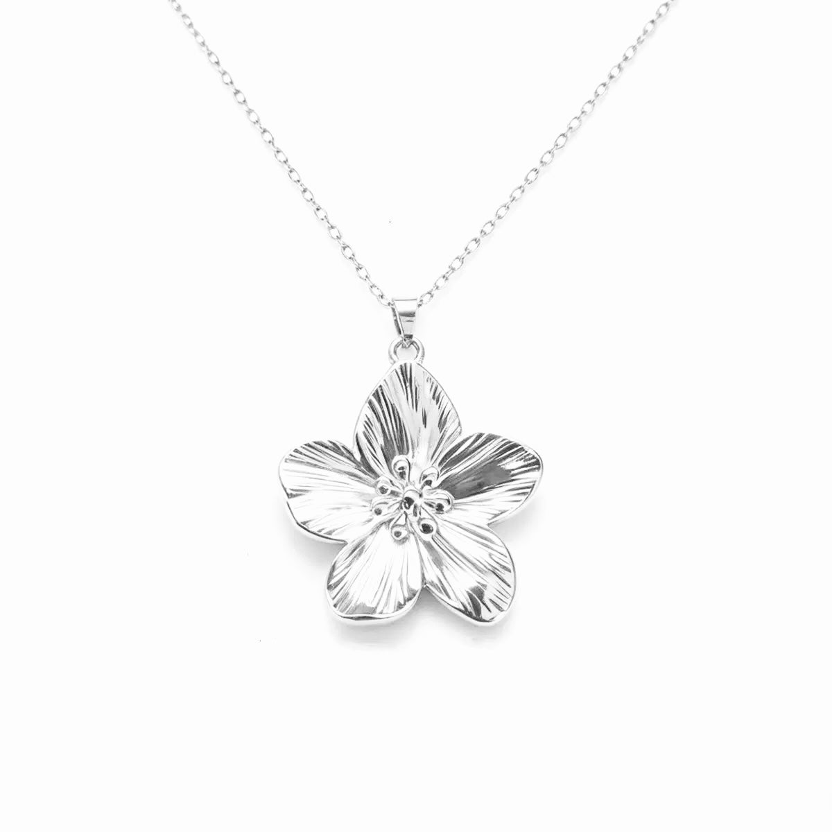 Collier Pendentif Fleur de Cerisier