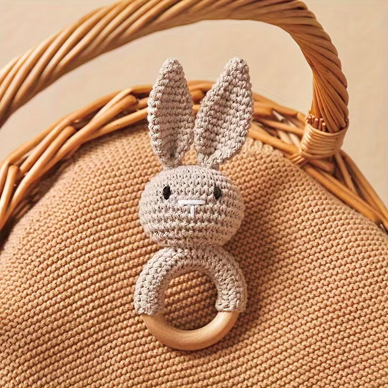 Crochet Baby Bunny Rattle