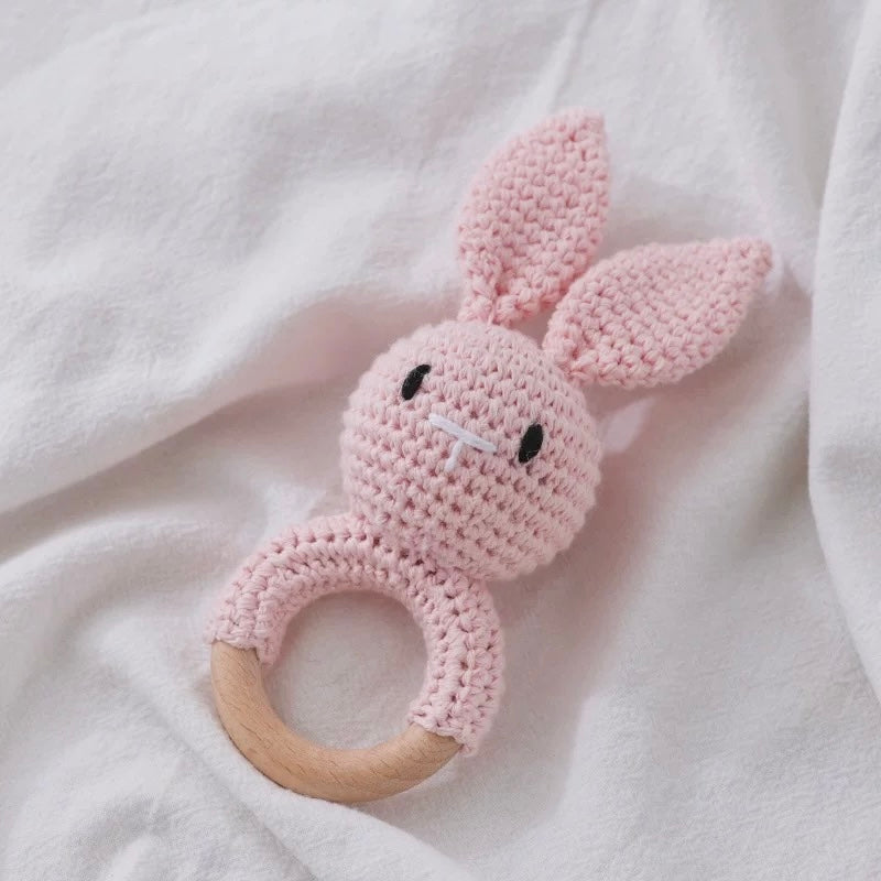 Crochet Baby Bunny Rattle