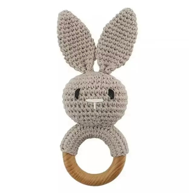 Crochet Baby Bunny Rattle