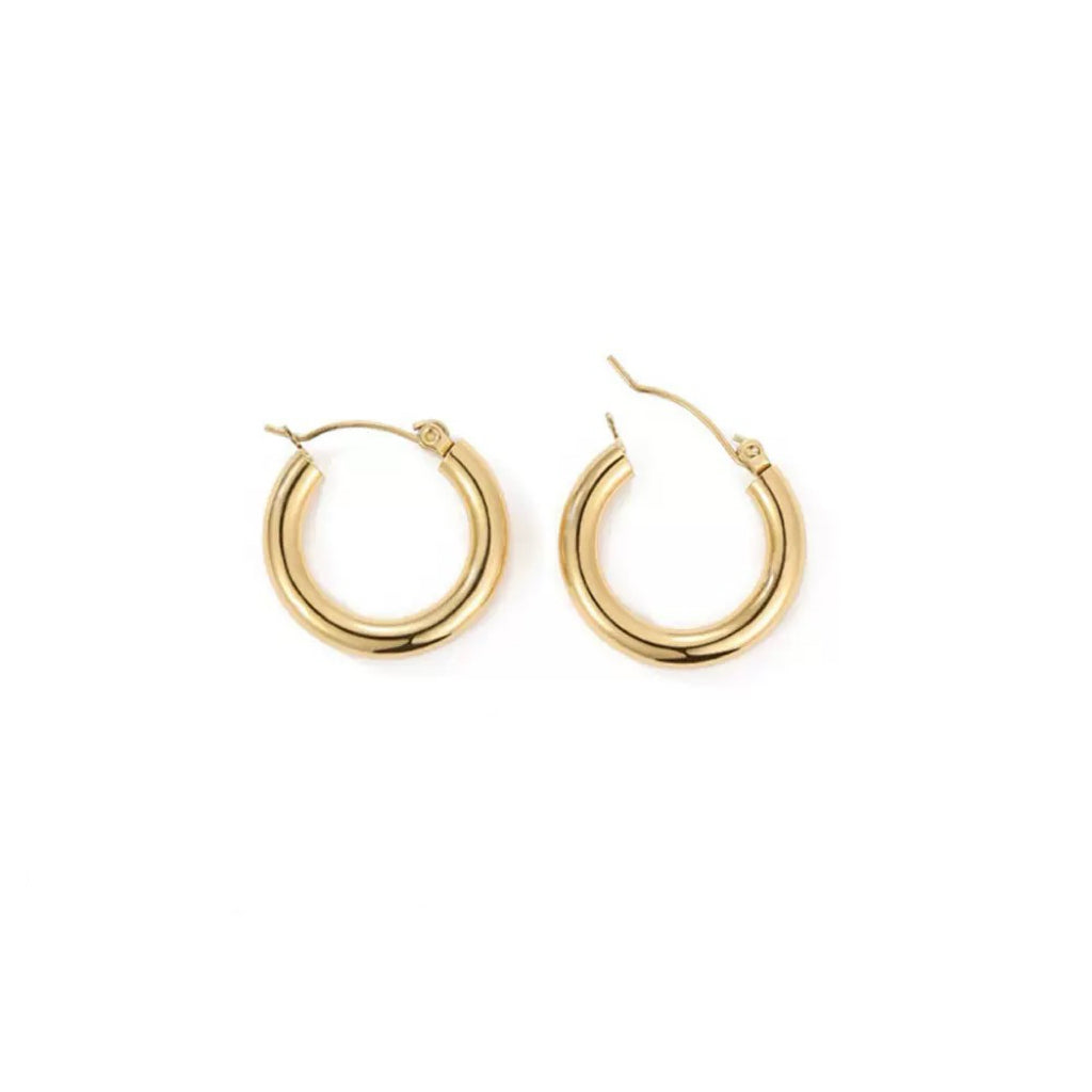 Medium Tunnel Hoop Earrings