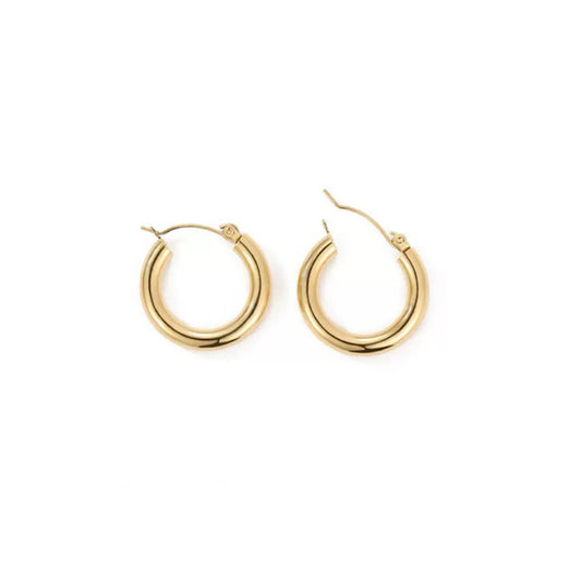 Medium Tunnel Hoop Earrings