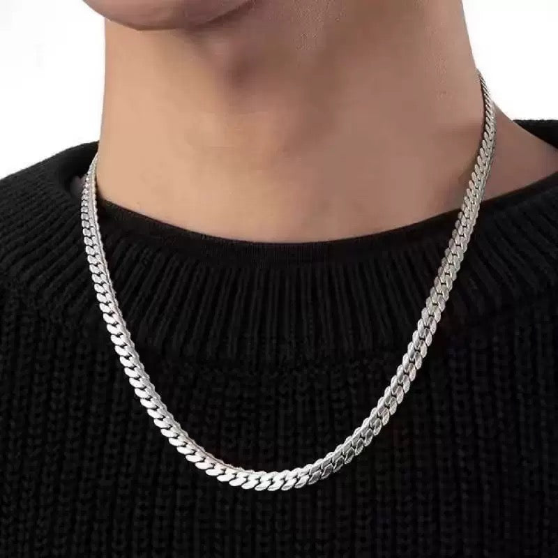 Round Curb Chain Necklace