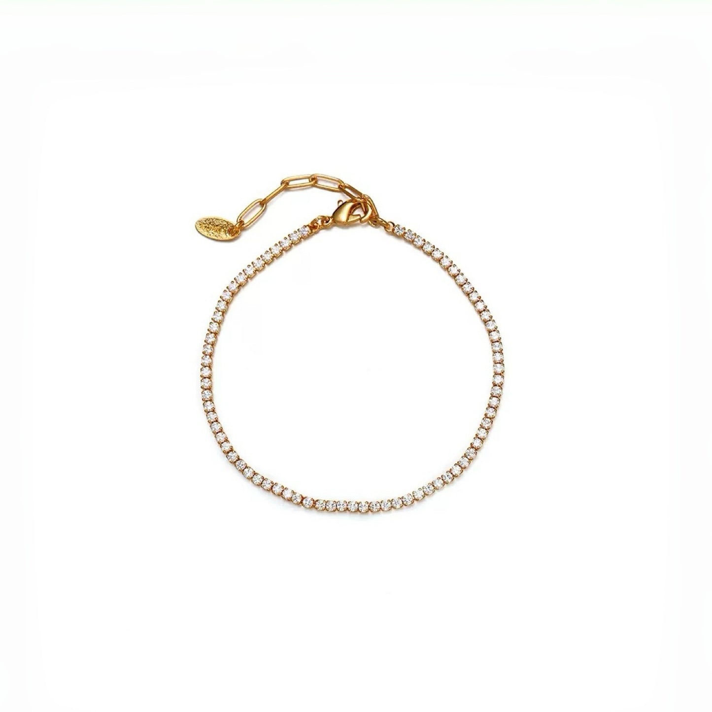 Gold Tennis Bracelet