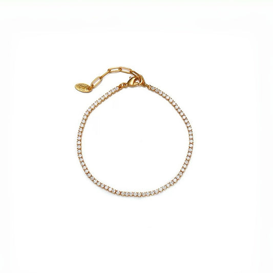Gold Tennis Bracelet