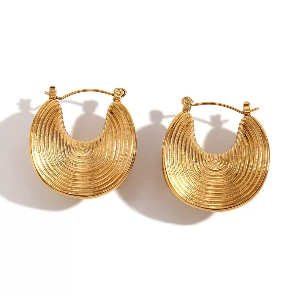 Aura Huggie Hoop Earrings