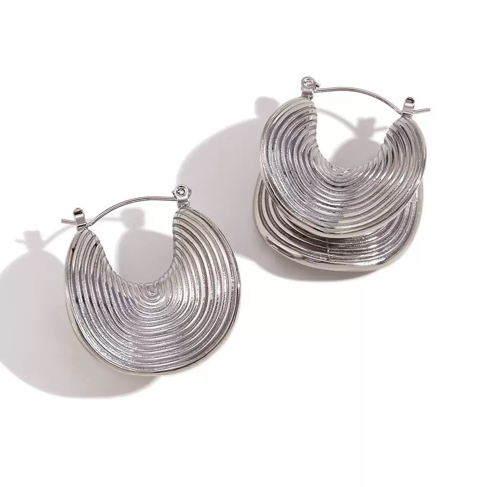 Aura Huggie Hoop Earrings