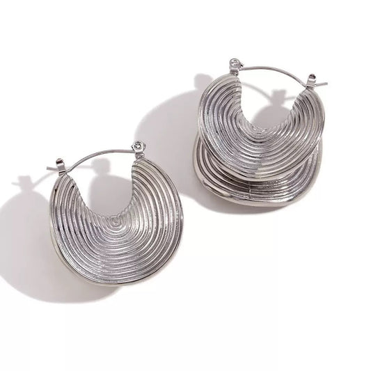 Aura Huggie Hoop Earrings