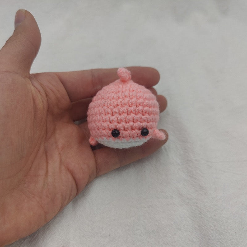 Handmade Crochet Dolphin Keychain
