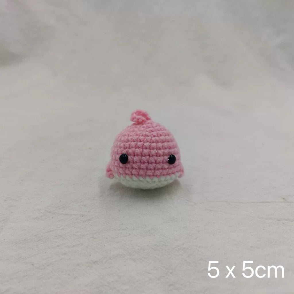 Handmade Crochet Dolphin Keychain