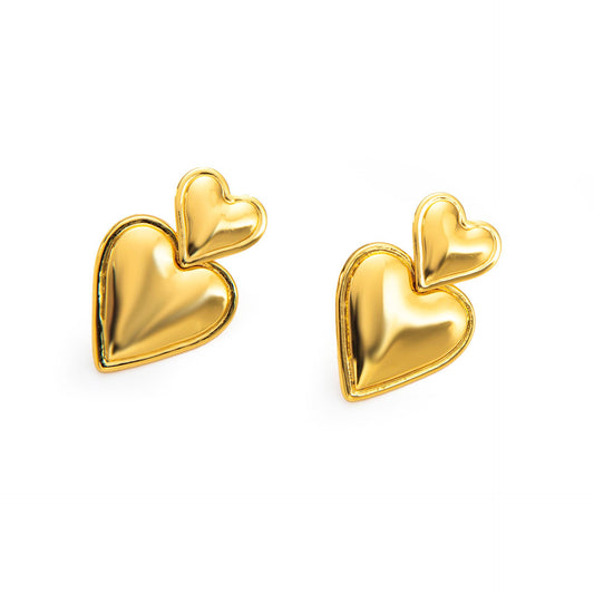 Heart Drop Earrings