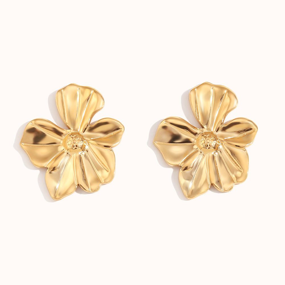 Smooth Flower Earrings