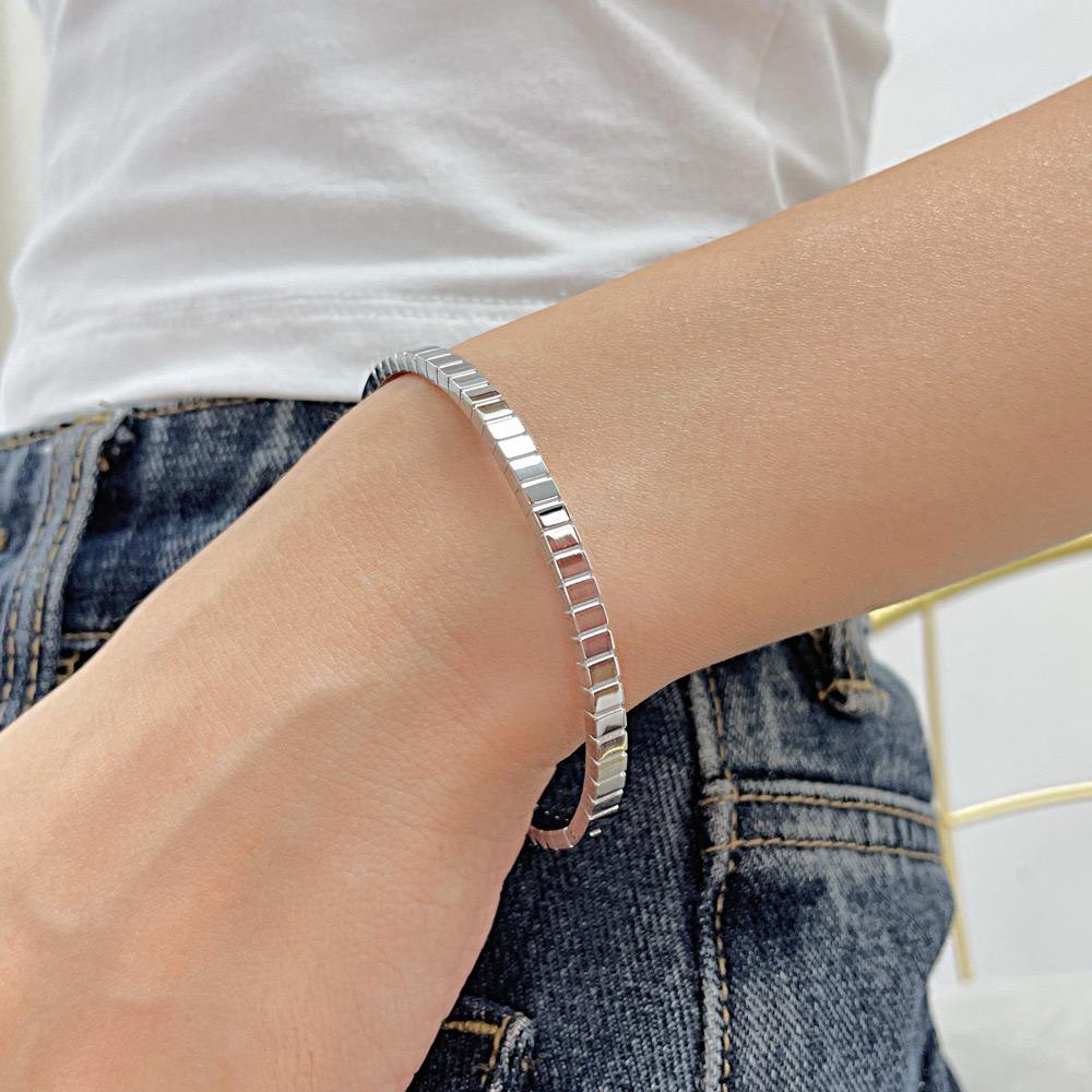 Geometric Bangle Bracelet