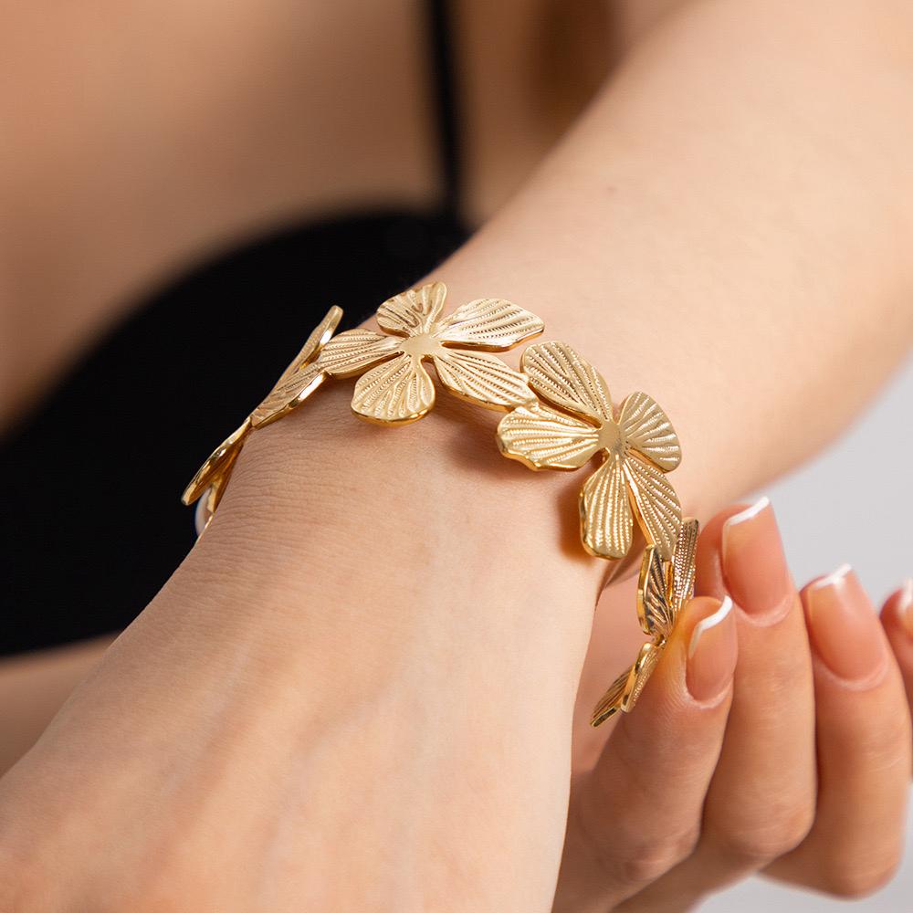 Petal Cuff Bracelet