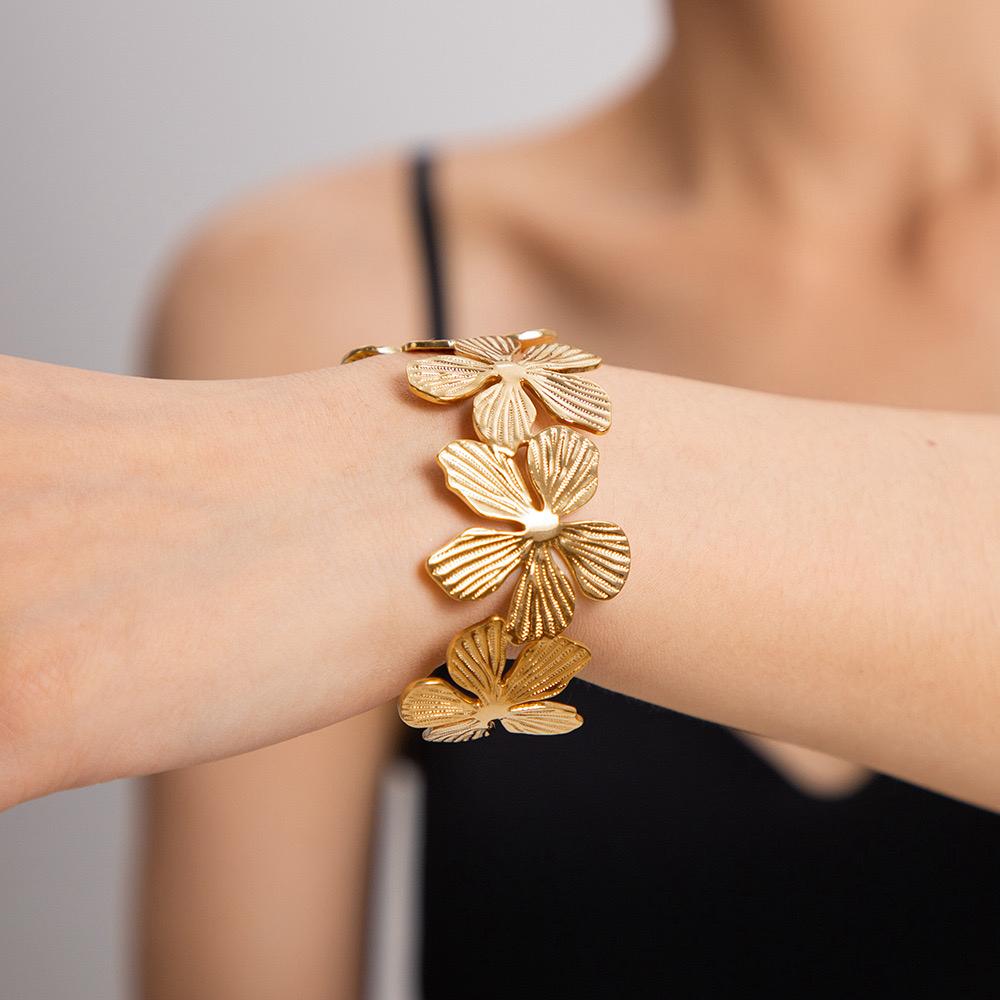 Petal Cuff Bracelet
