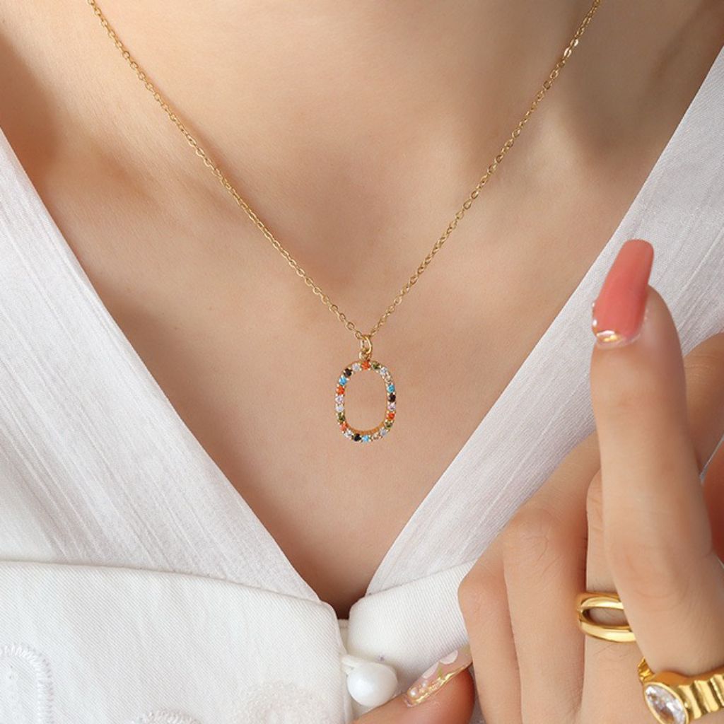 Radiant Halo Pendant Necklace