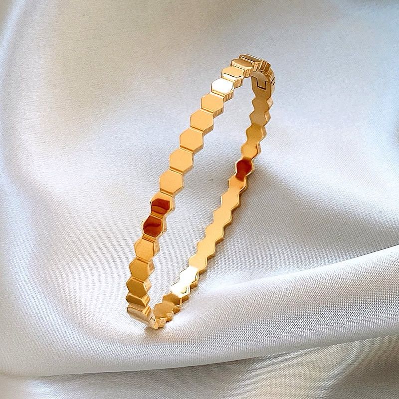 Honeycomb Bangle Bracelet