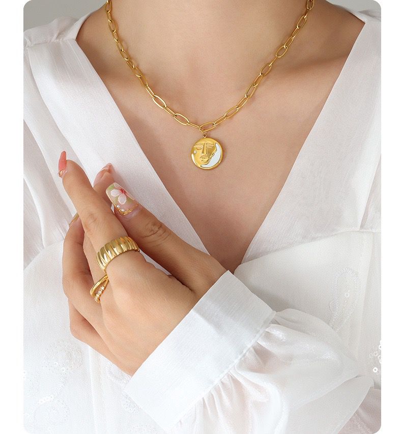 Lunar Glow Pendant Necklace
