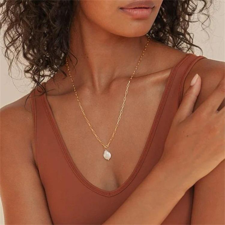 Ocean Drop Pendant Necklace