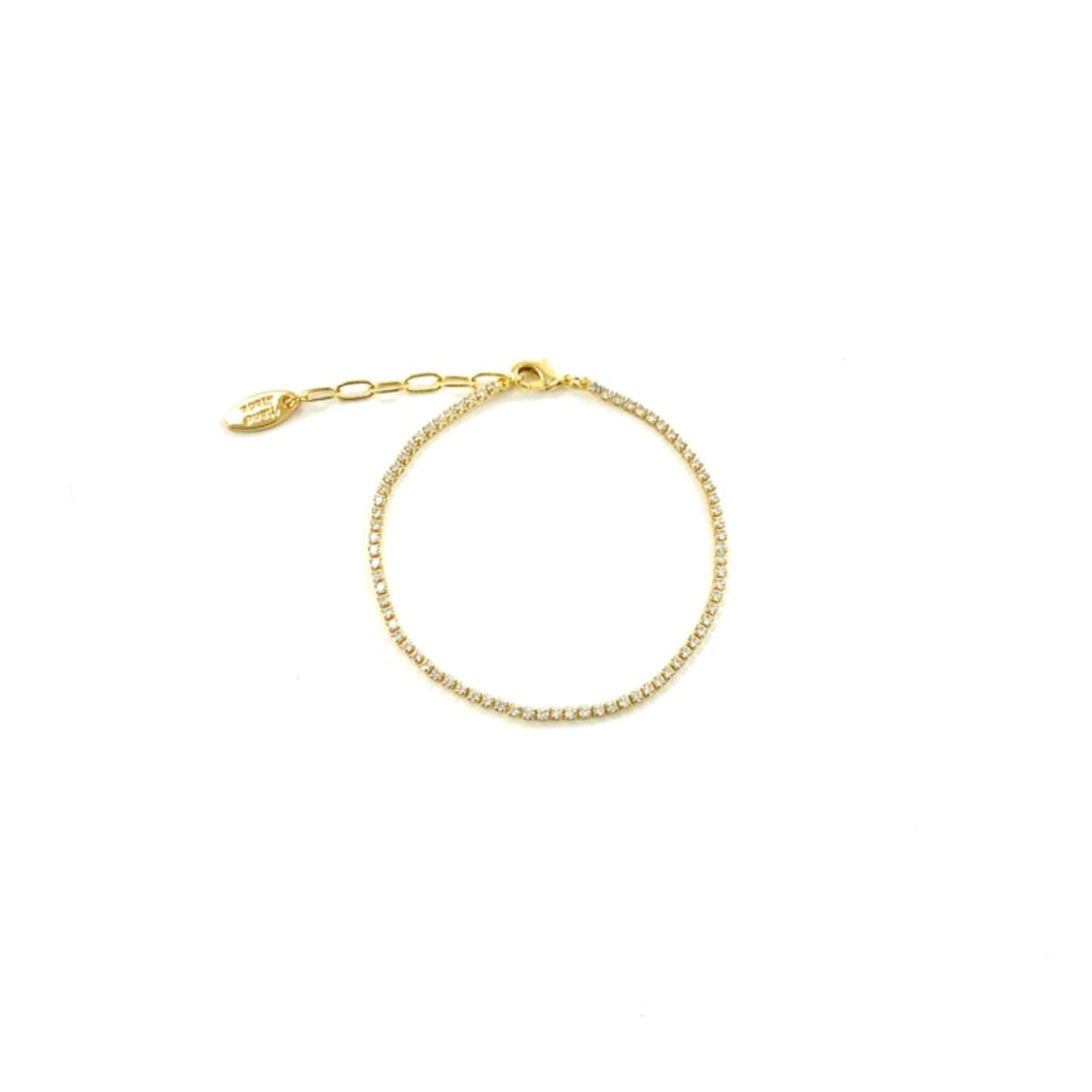 Gold Tennis Bracelet