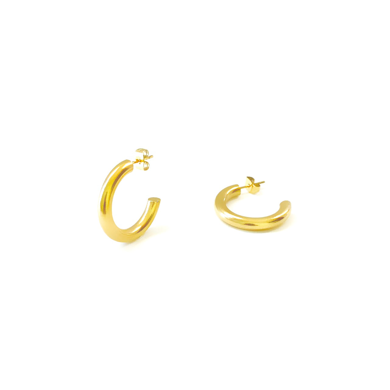 Chubby Tunnel Hoop Earrings